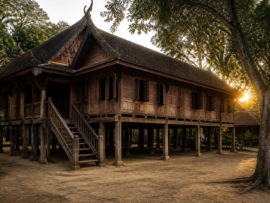 เรือนไม้ล้านนายกใต้ถุนสูงในเชียงใหม่ ตัวอย่างบ้านเก่าที่ปรับฮวงจุ้ยได้โดยไม่ทุบโครงสร้าง