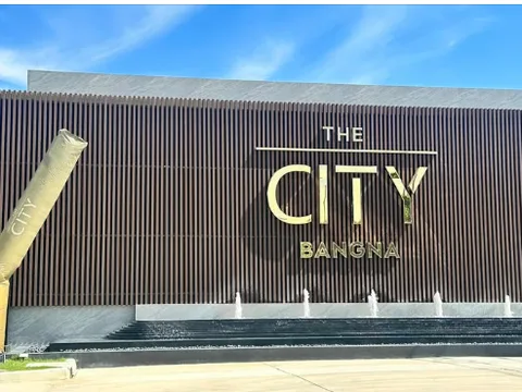 ป้ายโครงการ The City บางนา